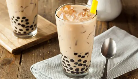 Hình ảnh Lục trà sữa - Hạnh nhân