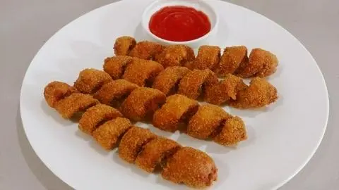Hình ảnh Xúc xích lốc xoáy phô mai