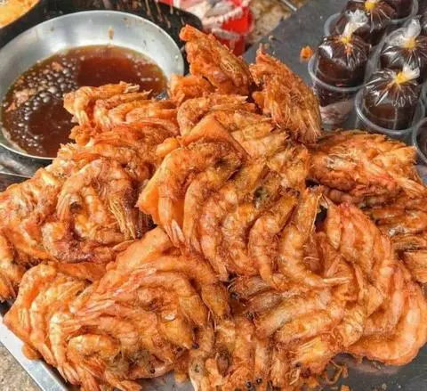Hình ảnh bánh mì chiên tôm tươi 