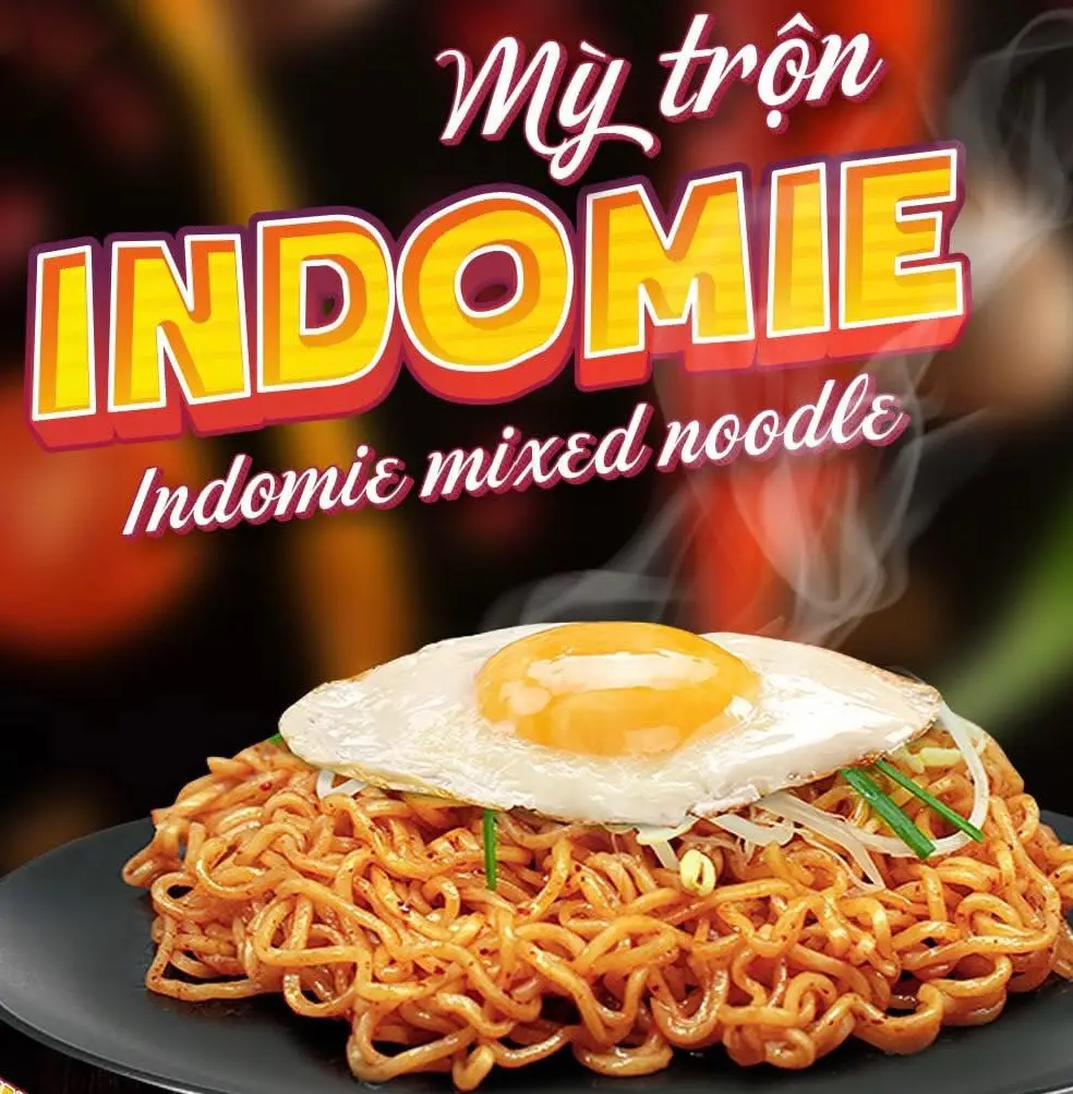 Hình ảnh 1. Mì trộn Indomie Ốp la