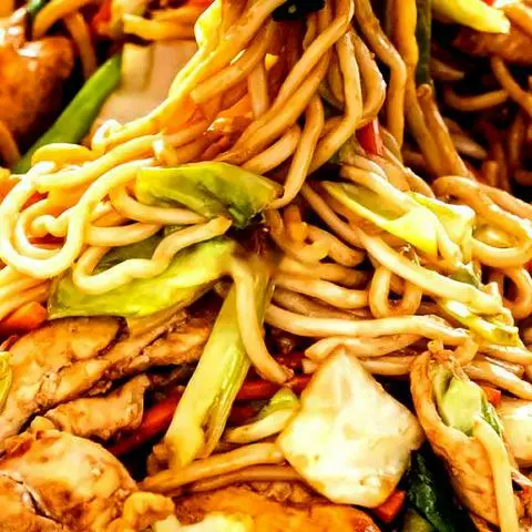 Hình ảnh Y-1: Mì xào thịt heo/ Buta yakisoba/ Stir fried noodle with pork