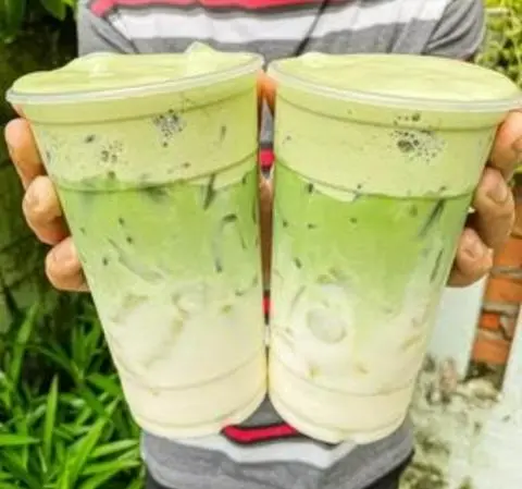Hình ảnh Matcha Đài sữa tươi + kem dẻo matcha (L)