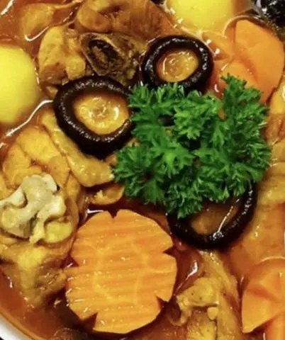 Hình ảnh Gà nấu la gu cộng cơm 