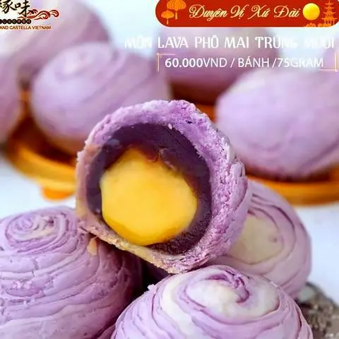 Hình ảnh Bánh khoai môn lava phô mai trứng muối