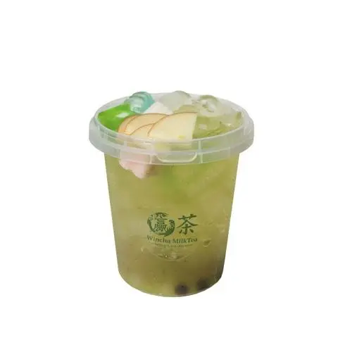 Hình ảnh Lục Trà Táo Xanh Xô Size 1L