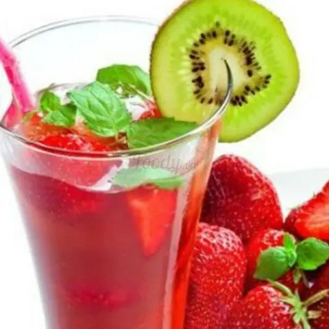 Hình ảnh Sinh tố  ki wi dâu