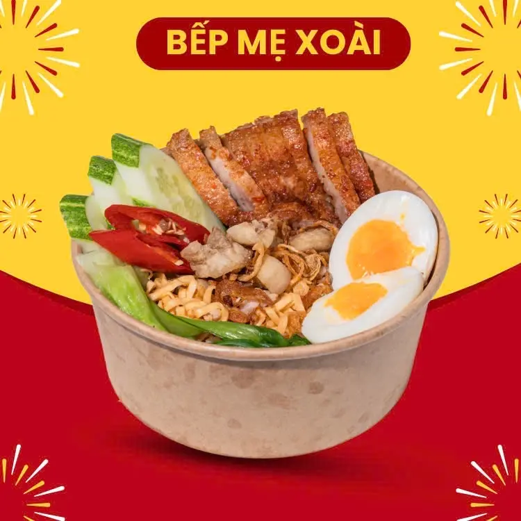 Hình ảnh Mỳ Trộn Ba Rọi + Trứng Lòng Đào