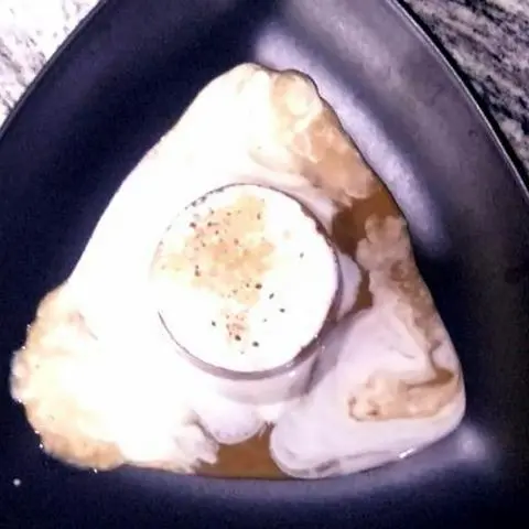 Hình ảnh Bánh flan cà phê muối