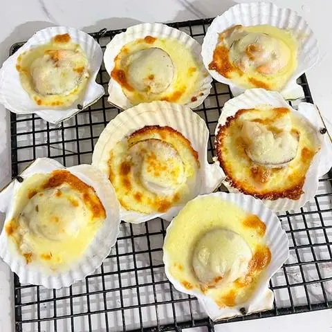 Hình ảnh Sò điệp nướng phô mai
