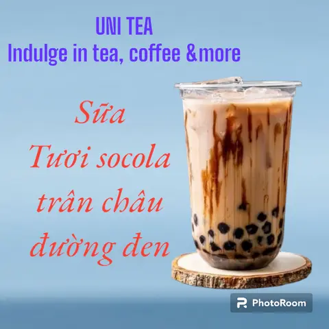Hình ảnh Sữa tươi socola trân châu đường đen