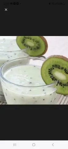 Hình ảnh Sinh tố kiwi - chuối
