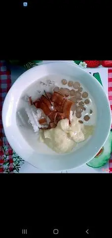 Hình ảnh Chè dừa dầm sầu riêng