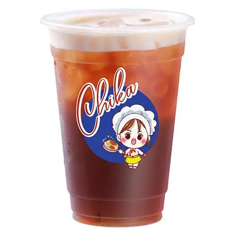 Hình ảnh Hồng Trà Sủi Bọt 700ml