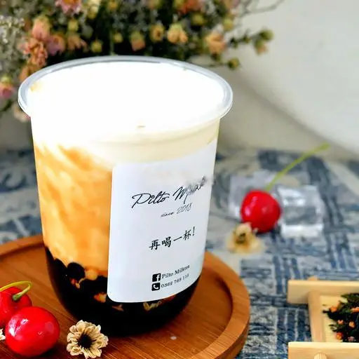 Hình ảnh Sữa Tươi Trân Châu Đường Đen!