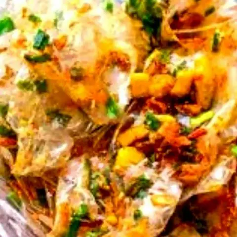 Hình ảnh Bánh tráng dẻo mỡ hành
