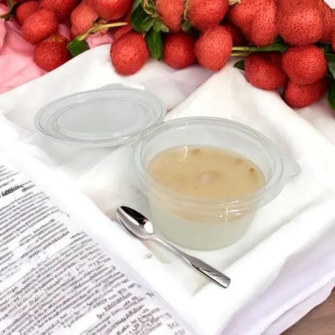 Hình ảnh Panna cotta Vải