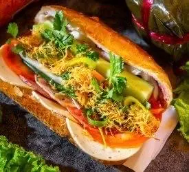 Hình ảnh bánh mì thịt nguội