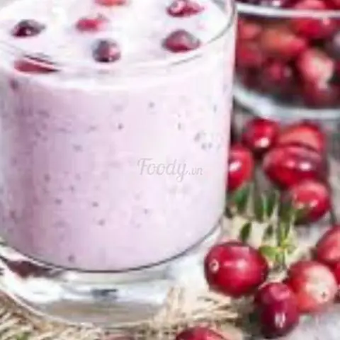 Hình ảnh Sinh tố táo việt quất