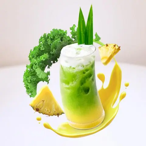 Hình ảnh Nước Ép Thơm Cải Kale