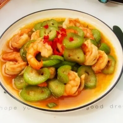 Hình ảnh Cơm Chiên Tôm Xào Mướp Huơng Thanh Vị