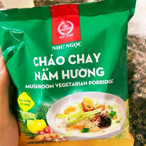 Hình ảnh Cháo chay nấm hương - gói