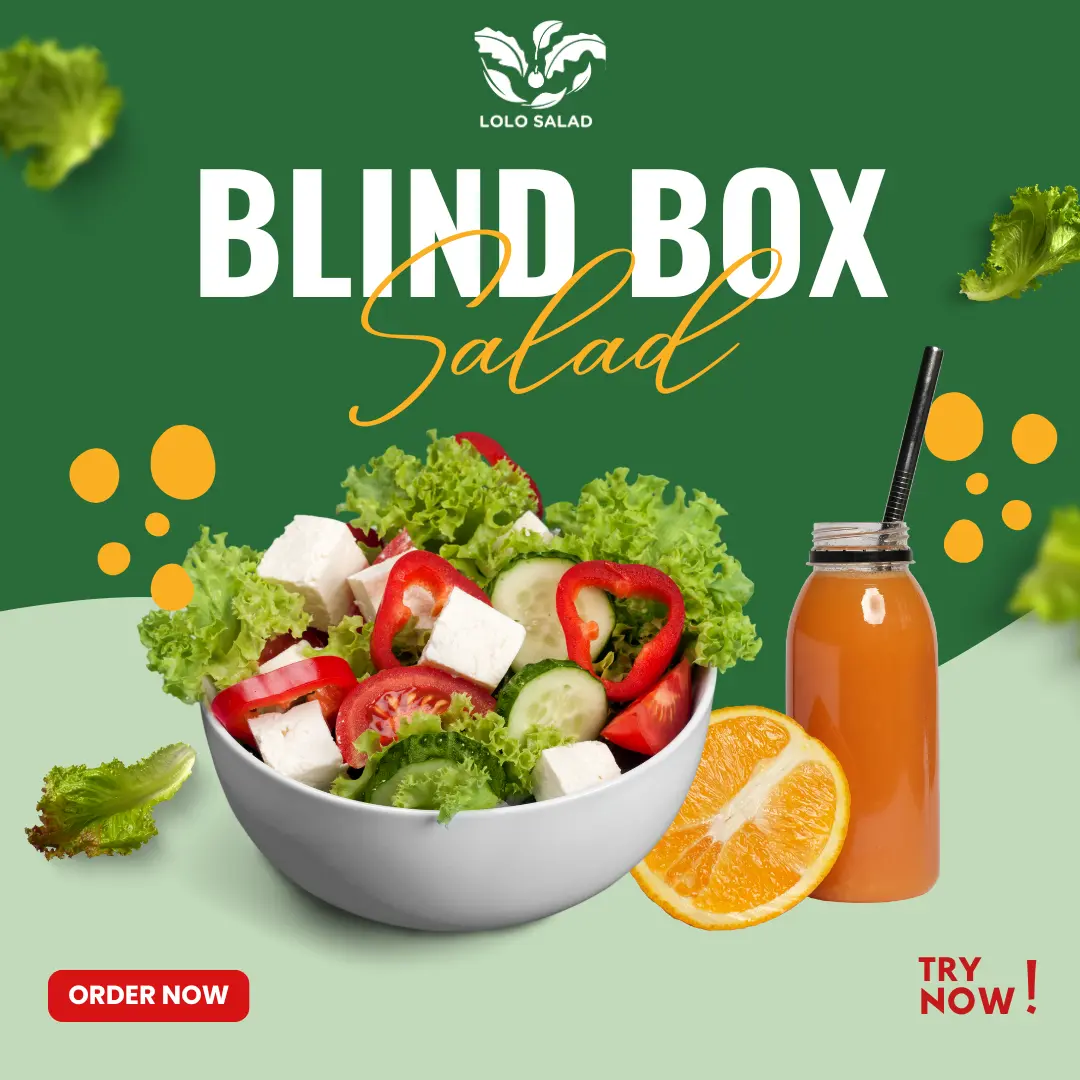 Hình ảnh BLIND BOX SALAD + NƯỚC