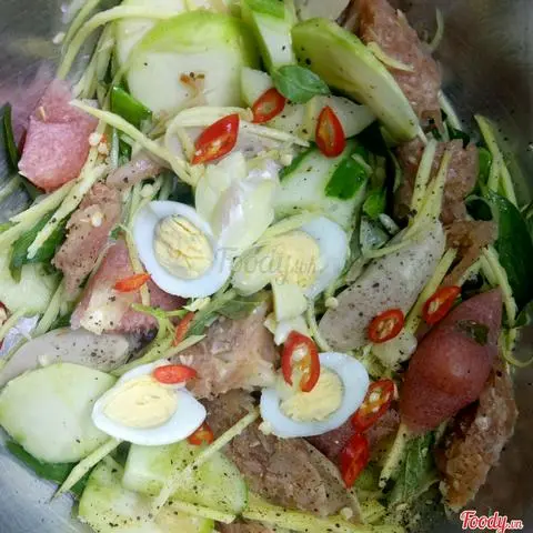 Hình ảnh Nem Chả Tré Trộn 