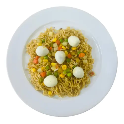 Hình ảnh Mì trộn indomie trứng cút (1 người ăn)