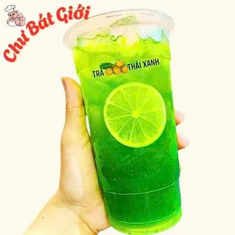 Hình ảnh Trà tắc Thái xanh thạch trái cây