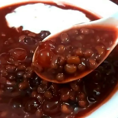 Hình ảnh đậu đỏ sương sáo khoai dẻo