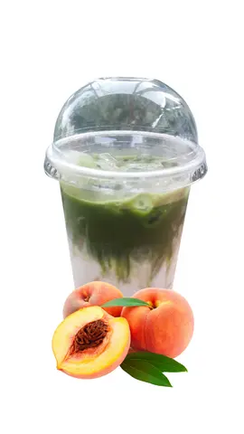 Hình ảnh Matcha latte đào