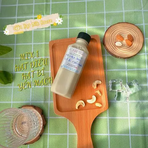 Hình ảnh Sữa Hạt Điều + Yến Mạch + Hạt Bí (M1)
