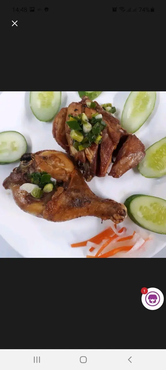 Hình ảnh Cơm đùi gà góc tư xối mỡ