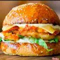 Hình ảnh Hamburger gà