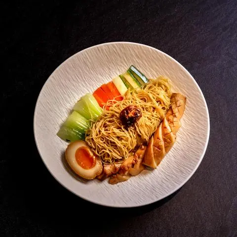 Hình ảnh Mì chay sốt tiêu - Vegetarian noodles