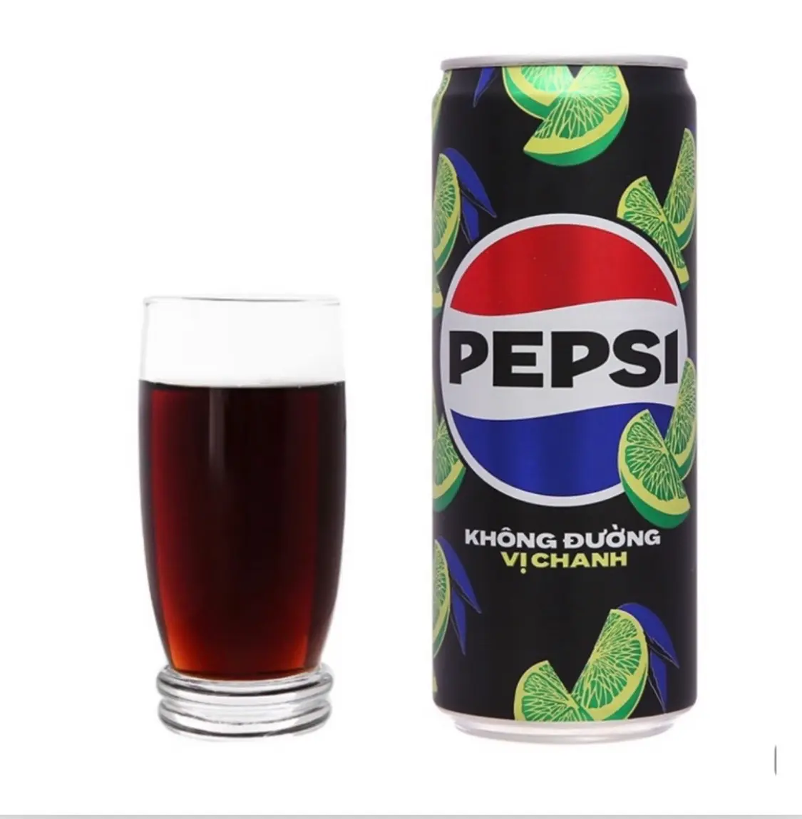 Hình ảnh Pepsi vị chanh không đường/ 百事柠檬零卡路里