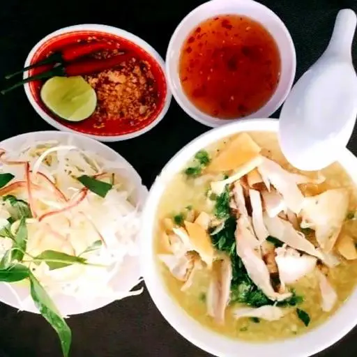 Hình ảnh Cháo gà xé