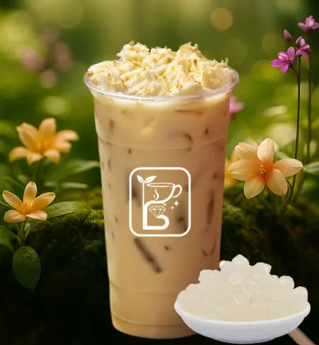 Hình ảnh Trà sữa phô mai dầm