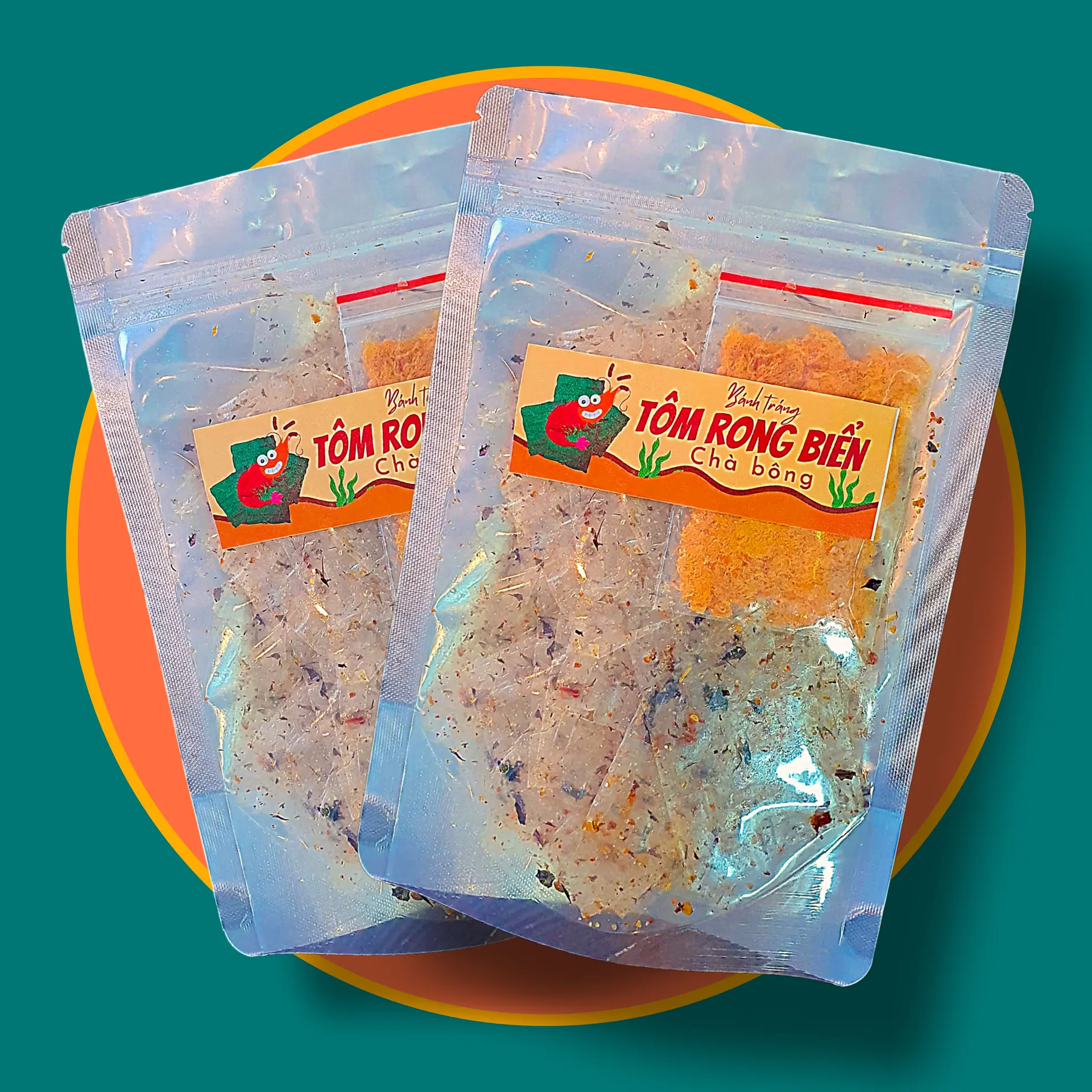Hình ảnh Bánh tráng Rong biển chà bông