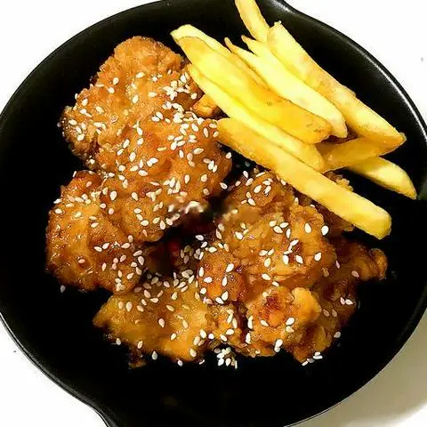 Hình ảnh Gà có xương sốt mật ong
