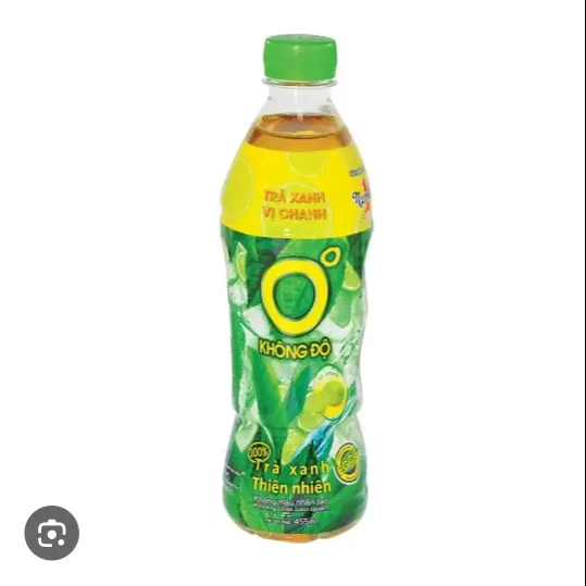 Hình ảnh trà xanh 0 độ ướp lạnh + tẩy đá 