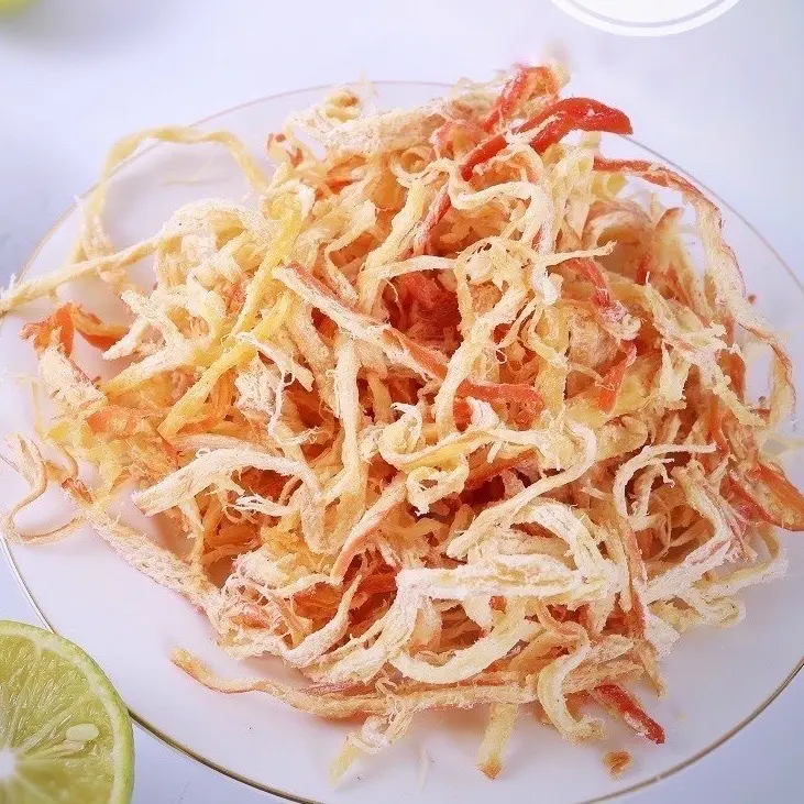 Hình ảnh Mực Xé Sợi Hấp Dừa