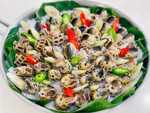 Hình ảnh Ốc Hương hấp (size trung 7-12 con)