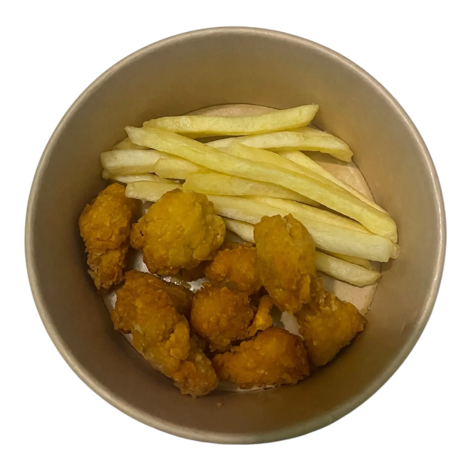 Hình ảnh Gà viên + khoai tây chiên