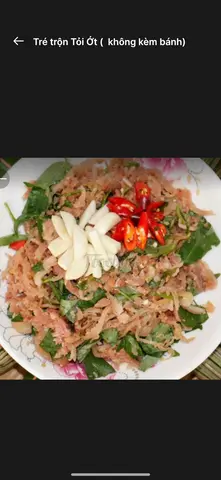 Hình ảnh Tré trộn tỏi ớt