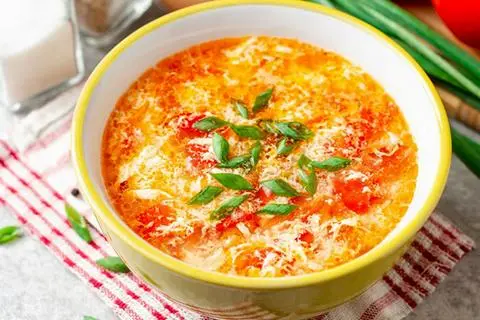 Hình ảnh Canh cà chua trứng