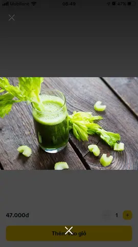 Hình ảnh Nước ép cần - táo