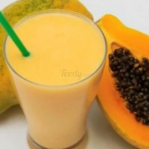 Hình ảnh Sinh tố đu đủ đậu xanh