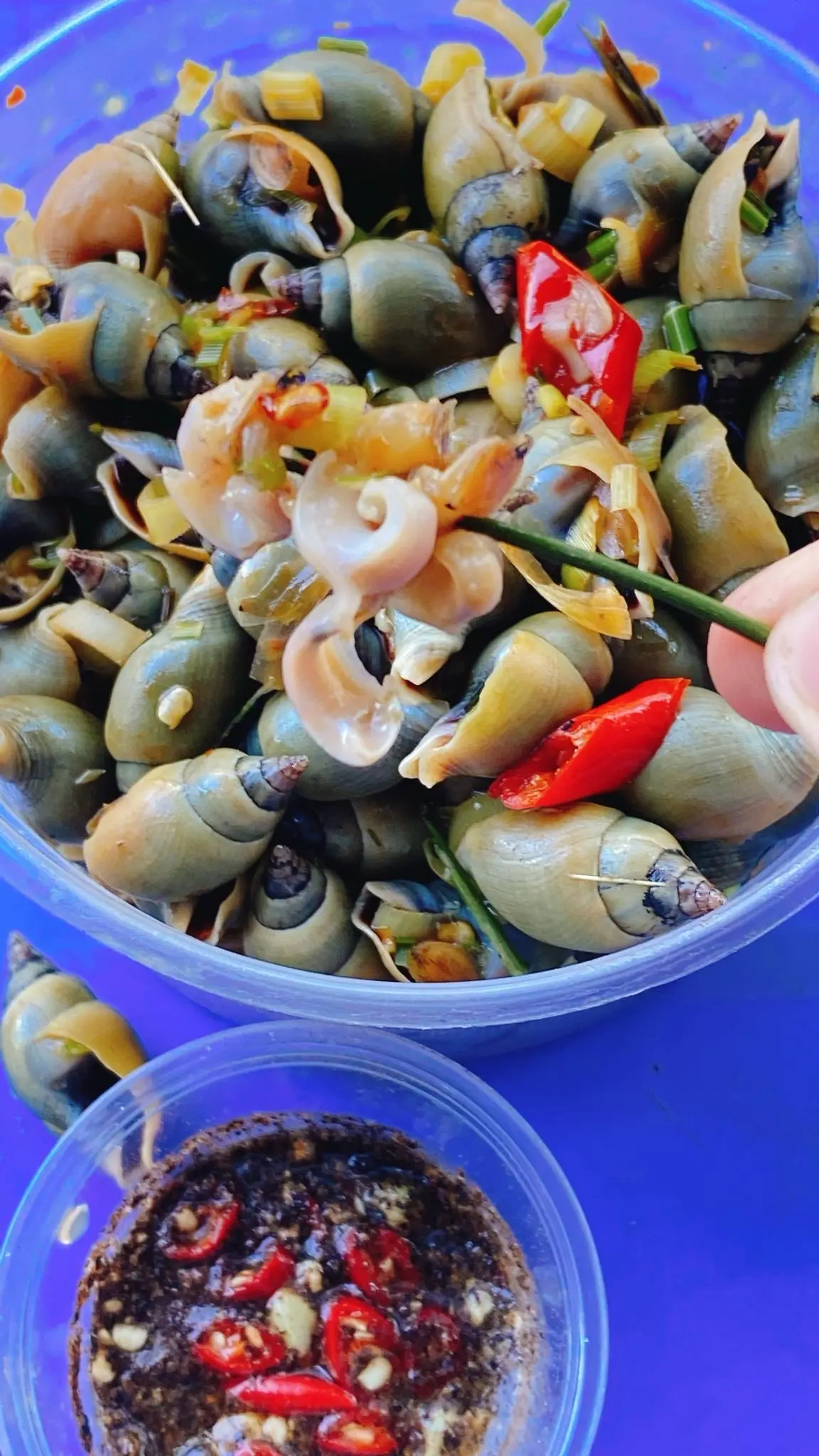 Hình ảnh Cà Na Xào Sả Ớt - 500g