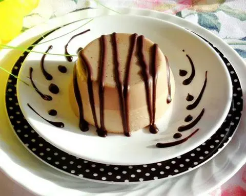 Hình ảnh Panna Cotta Socola Chuối